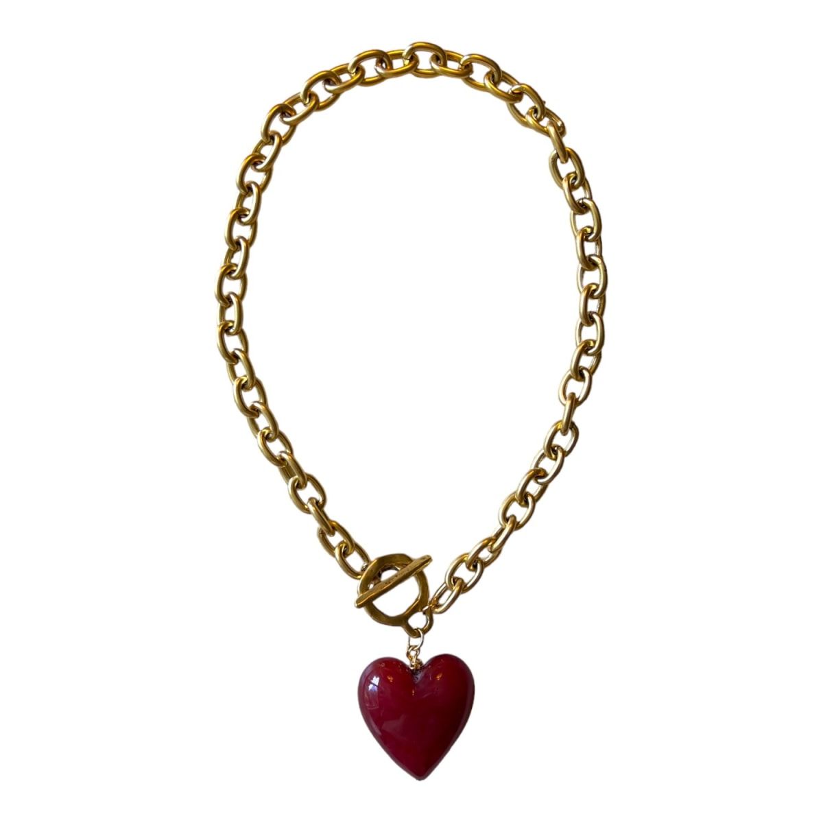 Amore Heart Necklace - Cuore Red | Wolf & Badger (US)