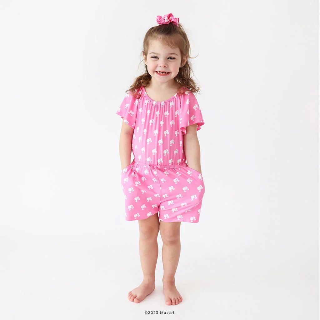 Pink Sleeveless Toddler Jumpsuit | Posh Barbie™ | Posh Peanut