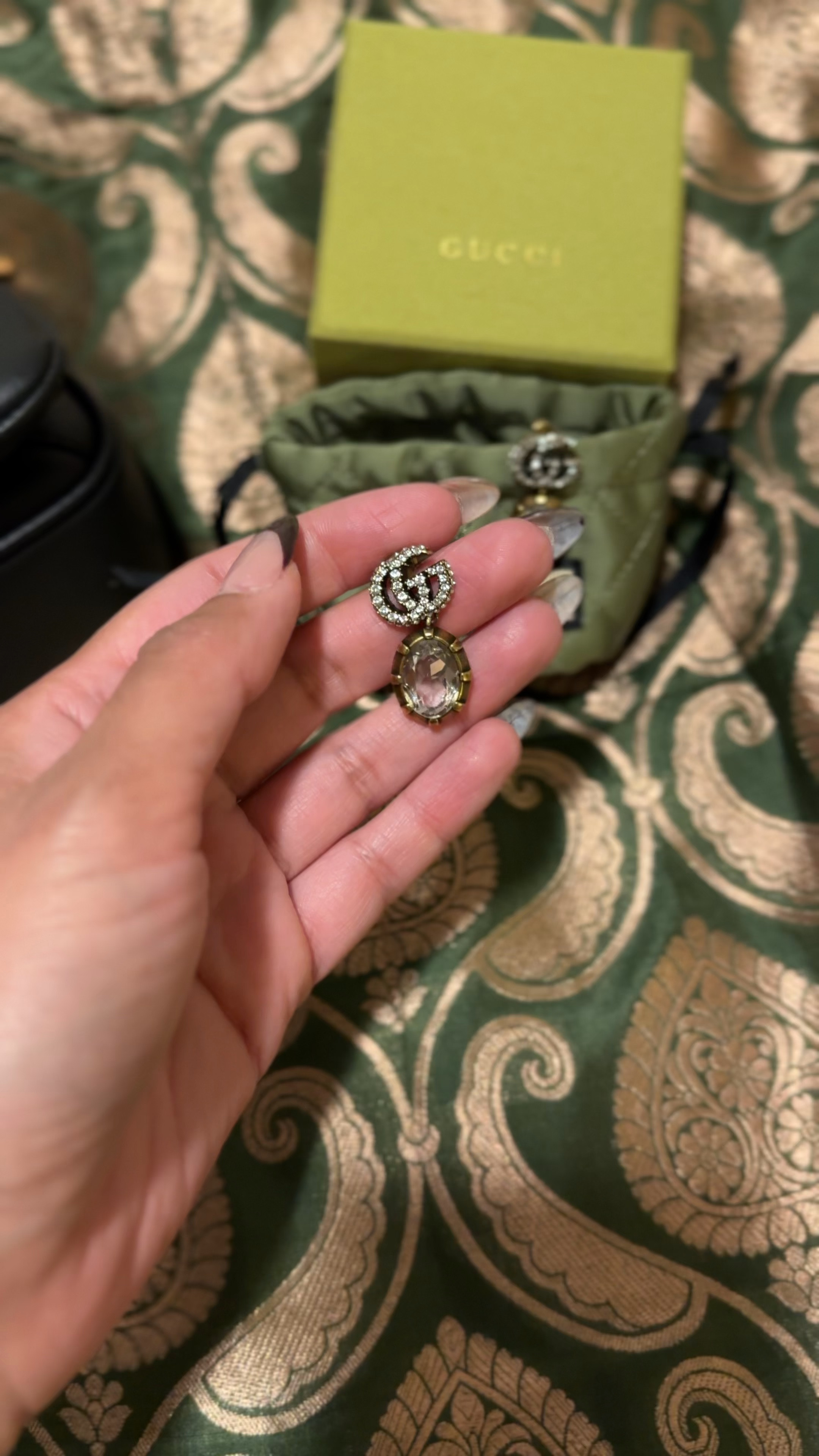 Gucci earrings are the perfect sparkle for wedding season! 
Wedding guest dress / luxury gift 

#LTKVideo #LTKGiftGuide #LTKWedding