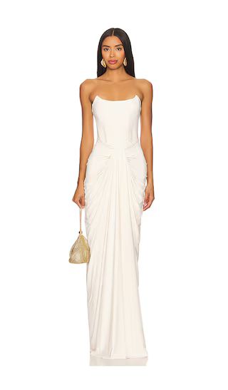 Pearl Gown in Off White | Revolve Clothing (Global)