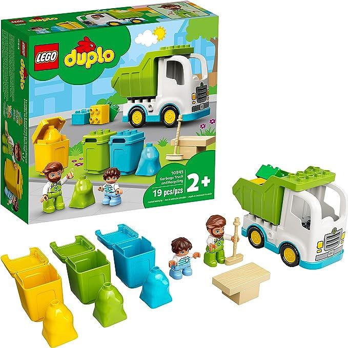 LEGO DUPLO Town Garbage Truck and Recycling 10945 Educational Building Toy; Recycling Truck for T... | Amazon (CA)
