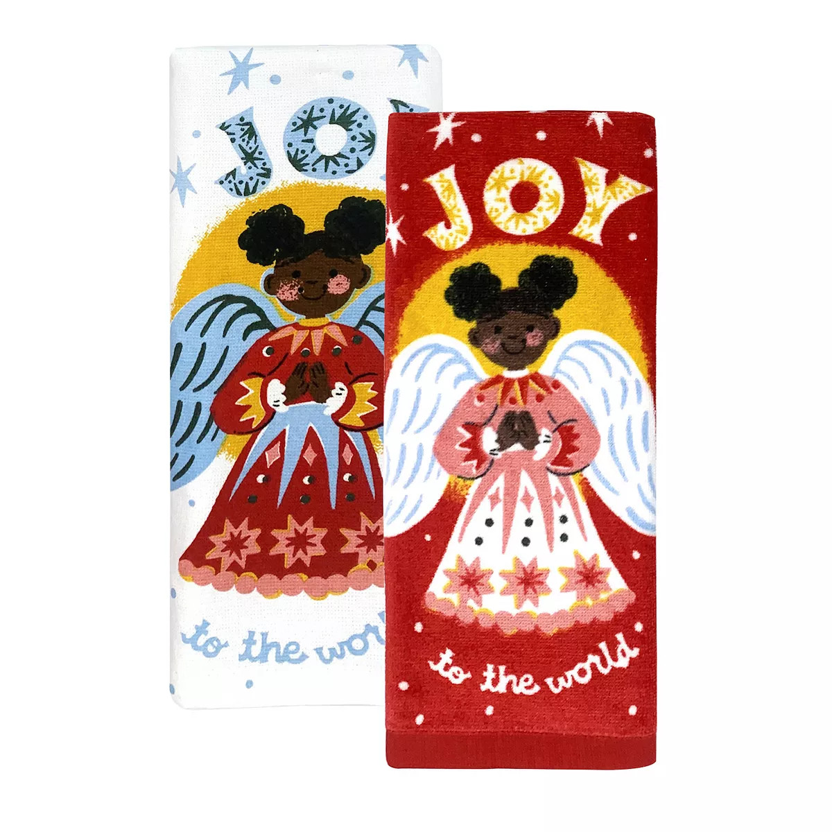 St. Nicholas Square® Joy Angel Kitchen Towel 2-pk. | Kohl's