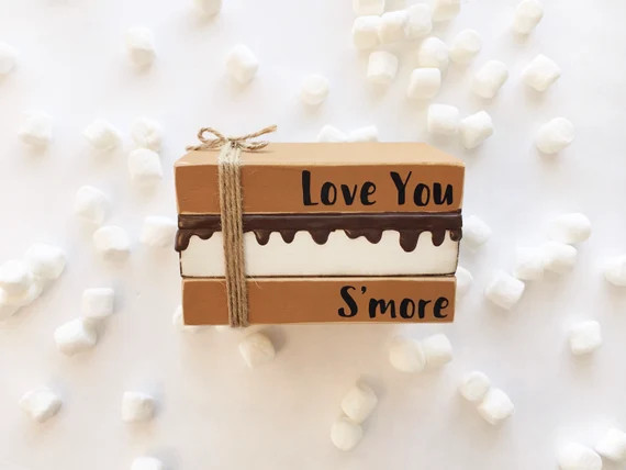 S’more decor, s’more tiered tray, s’more, s’more book stack, summer tiered tray, coffee b... | Etsy (US)