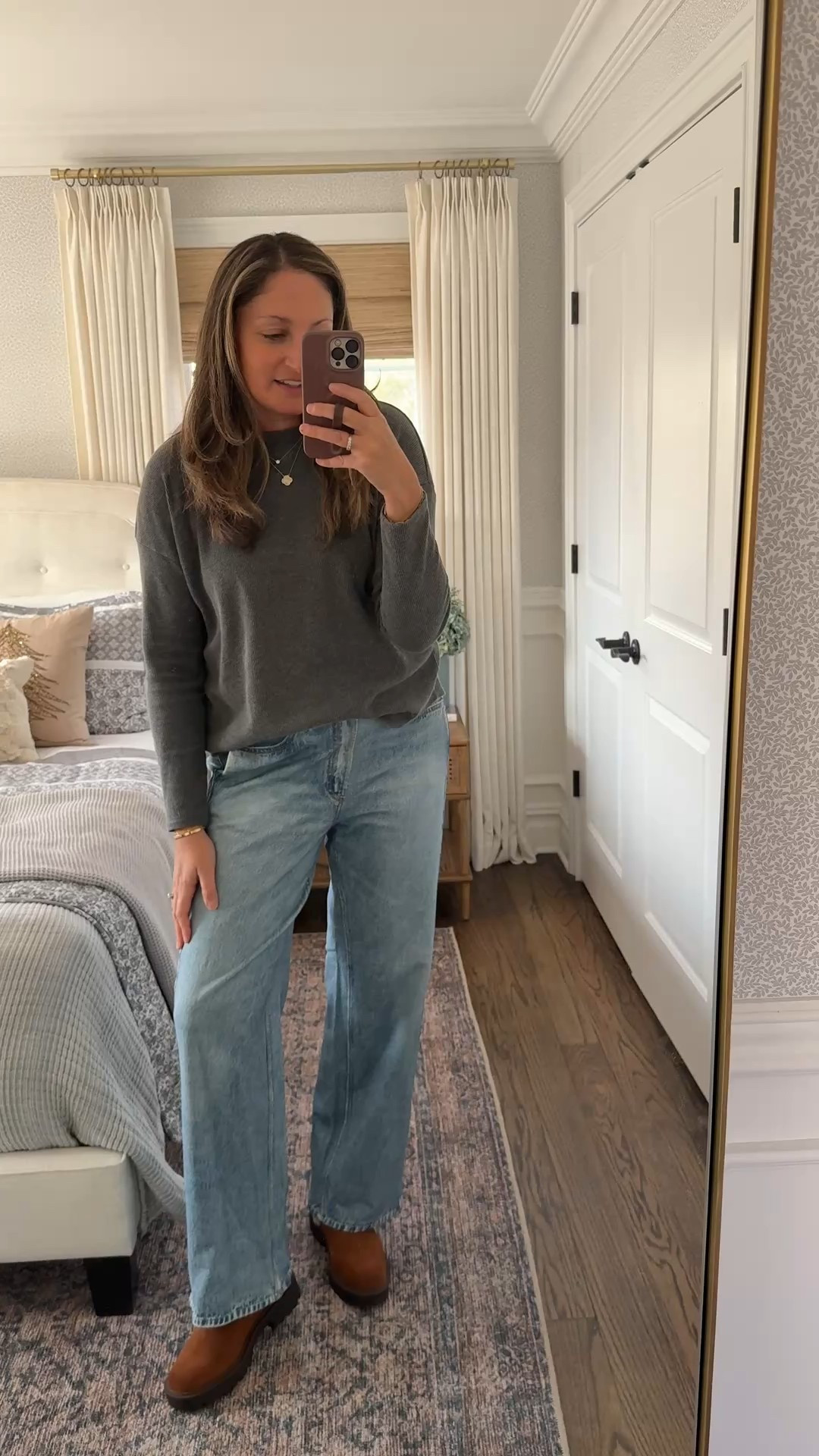 These Miramar jeans from Rag & Bone are SO comfortable and great for the weekend!! Paired them with a basic waffle top and these amazing Sam Edelman lug boots (on sale!) 

#LTKmorningroutine #LTKootd #LTKSaleAlert