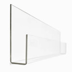 Click for more info about Booksee Plastic Clear Floating Shelf