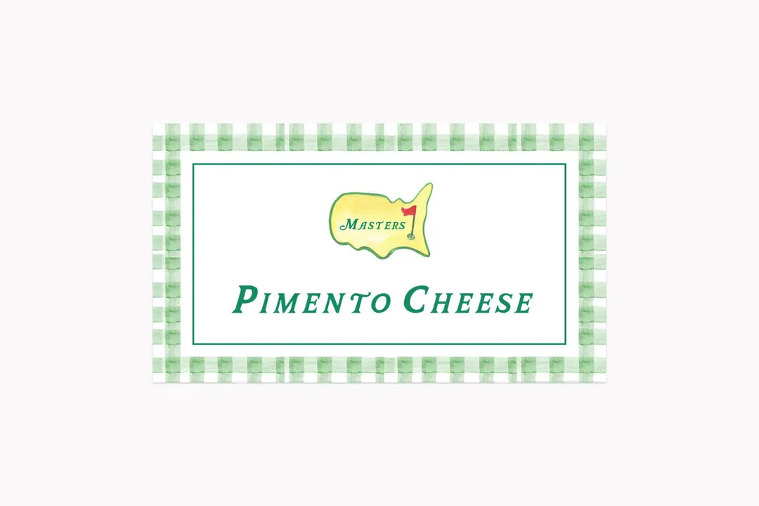 Masters Place Cards | Custom 3.5x2 Golf Par-Tee Table Decor | Etsy (US)