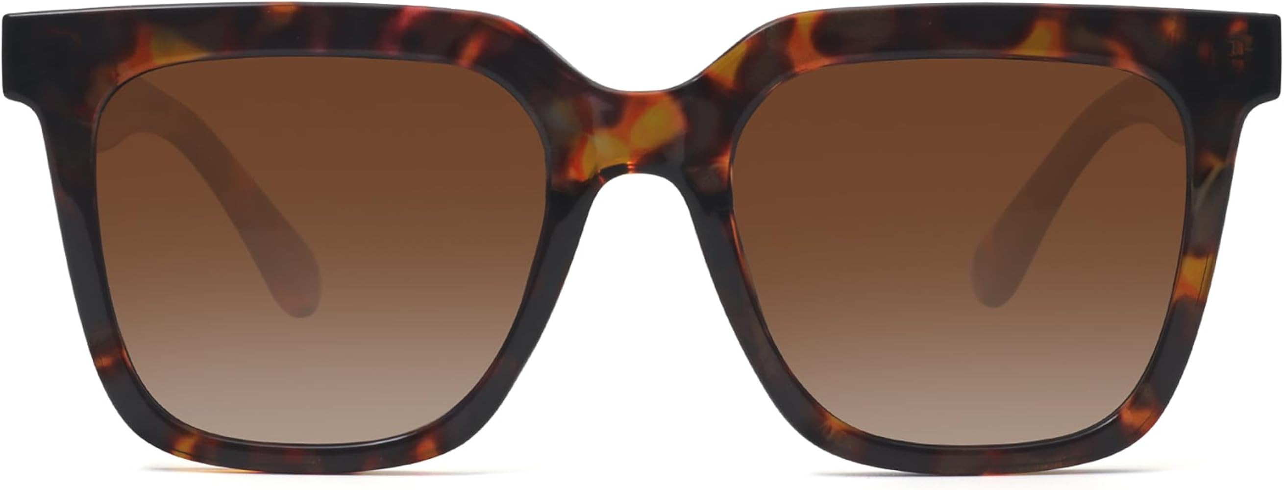 Large Square Sunglasses Trendy Polarized Sunglasses for Women Men Classic Retro Style UV400 Prote... | Amazon (US)