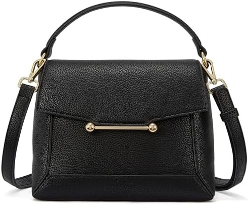 BOSTANTEN Small Crossbody Bags for Women Trendy Top Handle Shoulder Purse Vegan Leather Handbags ... | Amazon (US)