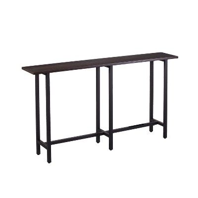 Harley Long Narrow Console Table Espresso Brown - Aiden Lane | Target