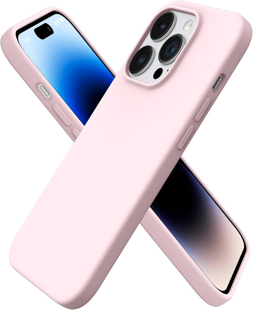 ORNARTO Compatible with iPhone 14 Pro Case 6.1, Slim Liquid Silicone 3 Layers Full Covered Soft G... | Amazon (US)