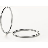 Classic Large Hoop Earrings | Sterling Silver | Missoma UK