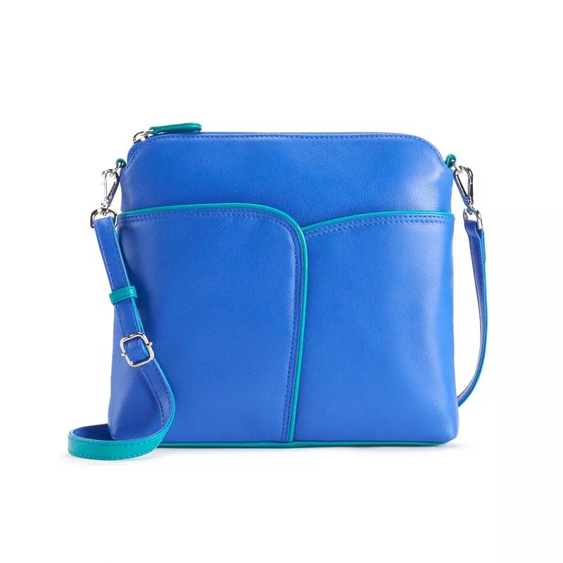 ili Leather Crossbody & Shoulder Bag, Blue | Kohl's