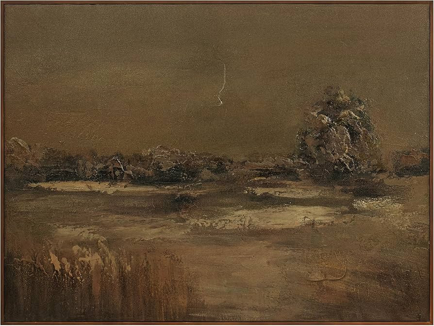 NADAAL STUDIOS Quillian Framed Painting, Abstract, Acrylic on Canvas with Solid Pine Wood Frame | Amazon (US)