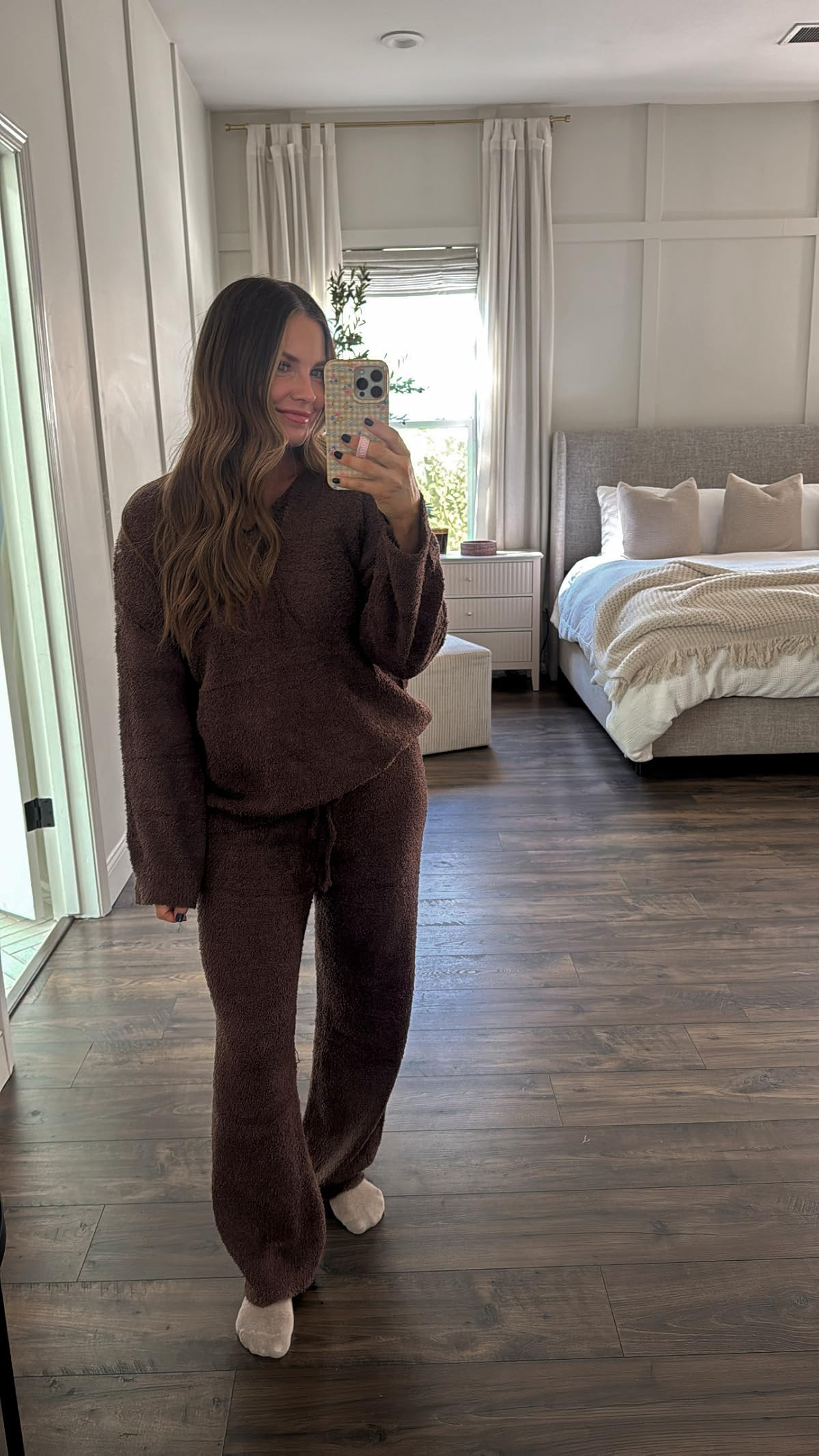 Lounging in my Amazon comfy set, tts medium🧸 

comfy clothes, winter fashion, cozy pajamas, loungewear, sweater set, cozy nights in, amazon finds, Britt Horton 

 #LTKootd #LTKmomlife