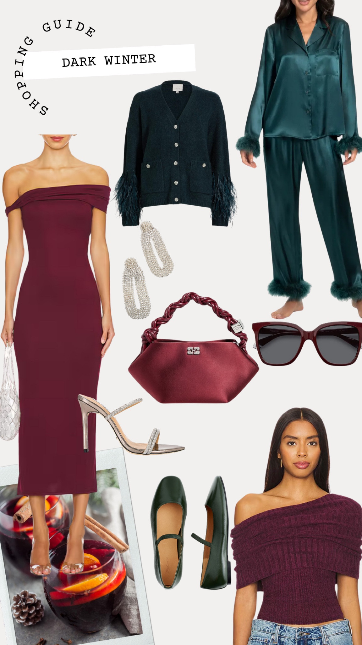 Dark winter, welcome to your season! Enjoy all the deep jewel tones that play up your beautiful coloring. You can even borrow some colors from the dark autumn palette. 

#LTKGiftGuide #LTKHoliday #LTKSeasonal