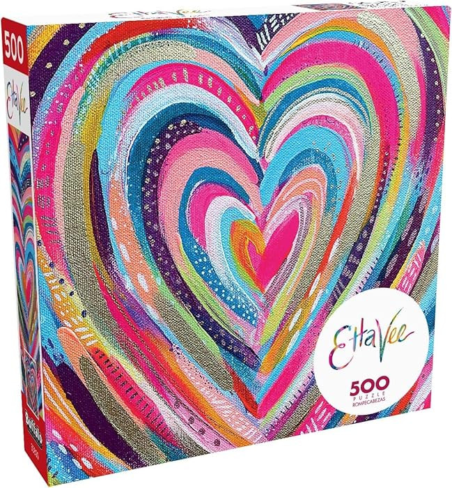 Buffalo Games - Ettavee - Bright Heart - 500 Piece Jigsaw Puzzle for Adults -Challenging Puzzle P... | Amazon (US)