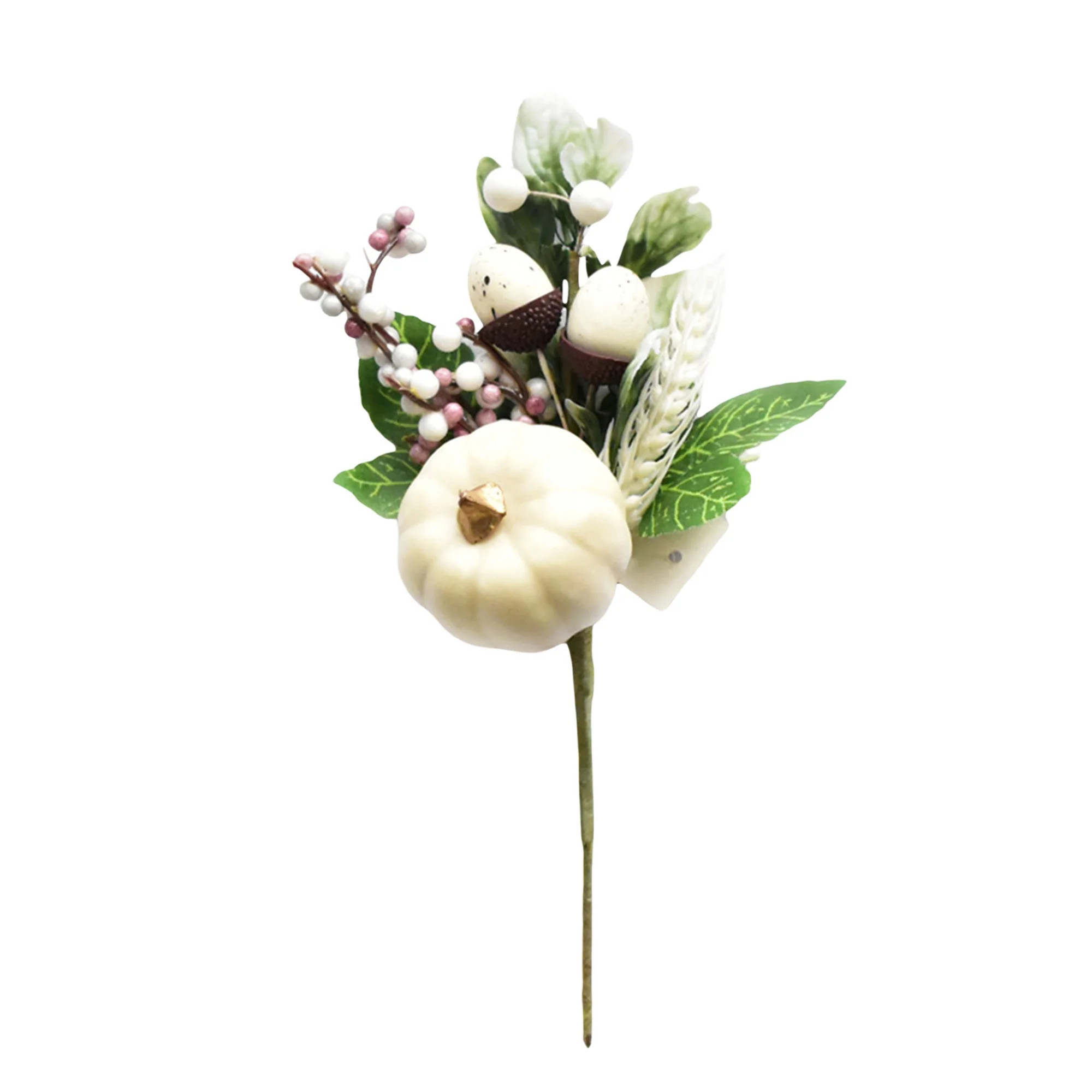 Tsseiatte Artificial Picks Decorative Pumpkin Berry Stems Branches Halloween Farmhouse Harvest Ch... | Walmart (US)