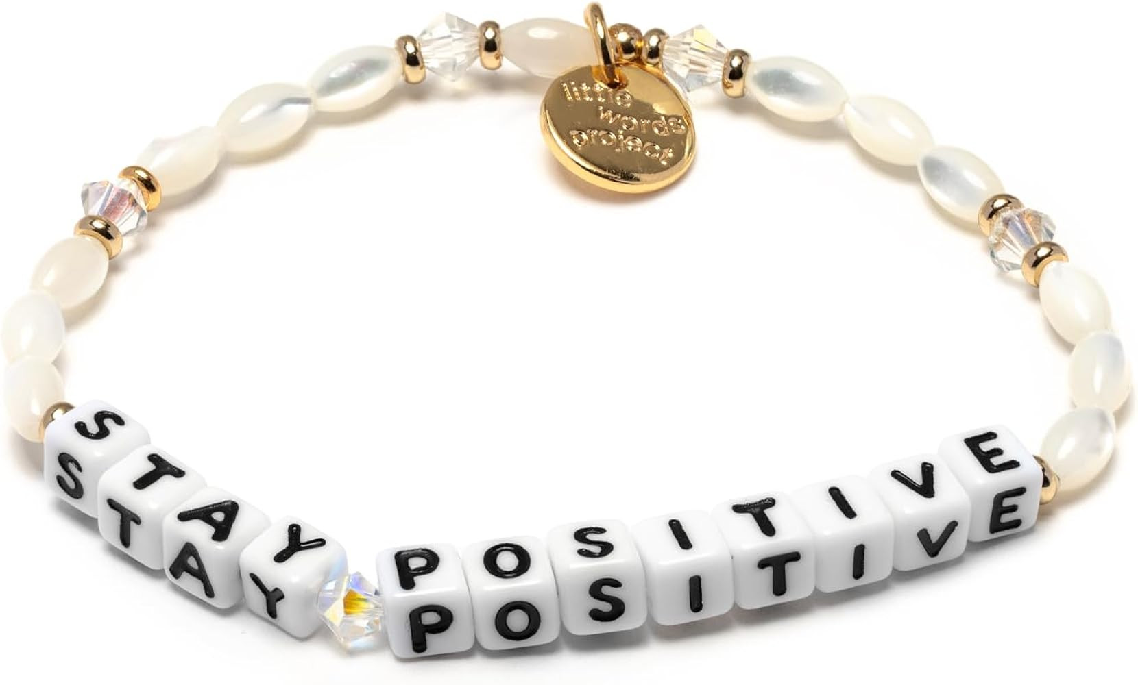 Little Words Project Stay Positive Bracelet, The Original Word Bracelet, Made with Colorful Beads... | Amazon (US)