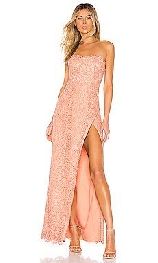 NBD Marry Gown in Peach Beige from Revolve.com | Revolve Clothing (Global)