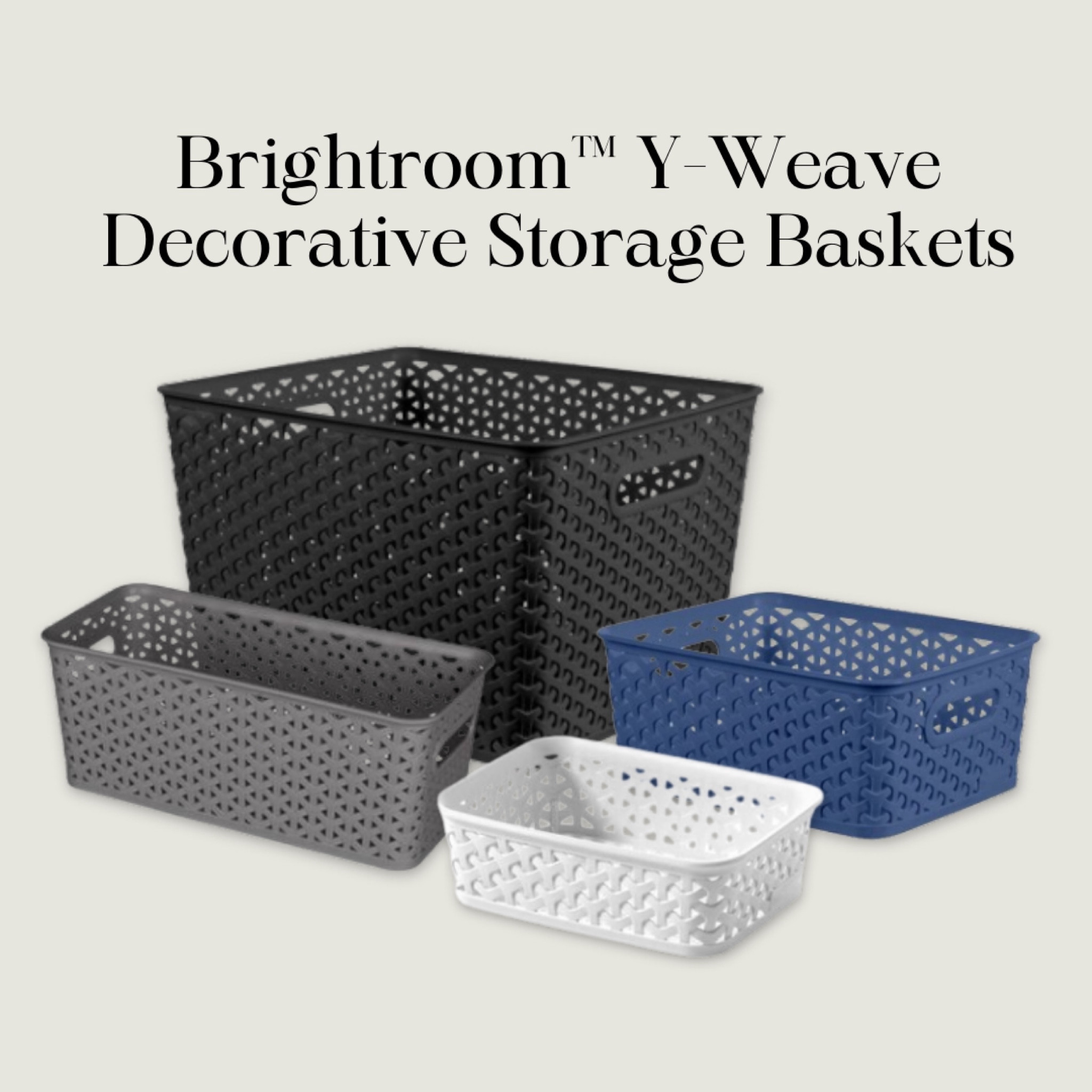 Target Brightroom™ Y-Weave Decorative Storage Baskets

On sale 40% off

#LTKsalealert #LTKhome #LTKU