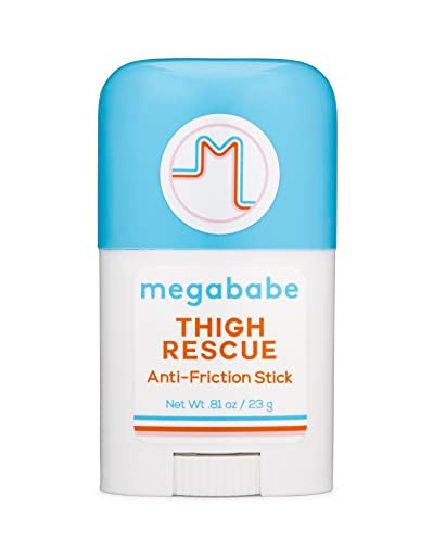 Megababe Thigh Rescue Anti-Chafe Stick Mini | Travel size, great for on-the-go | Prevents skin chafe & irritation | Thighs, arms, bra-lines & more | 0.81 oz (Pack of 1) | Amazon (US)