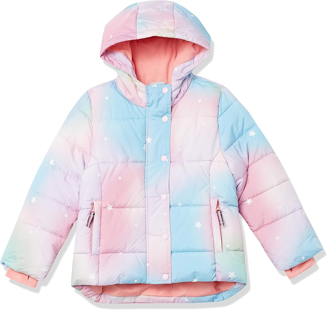 Amazon Essentials Girls' Heavy-Weight Hooded Puffer Coat | Amazon (US)