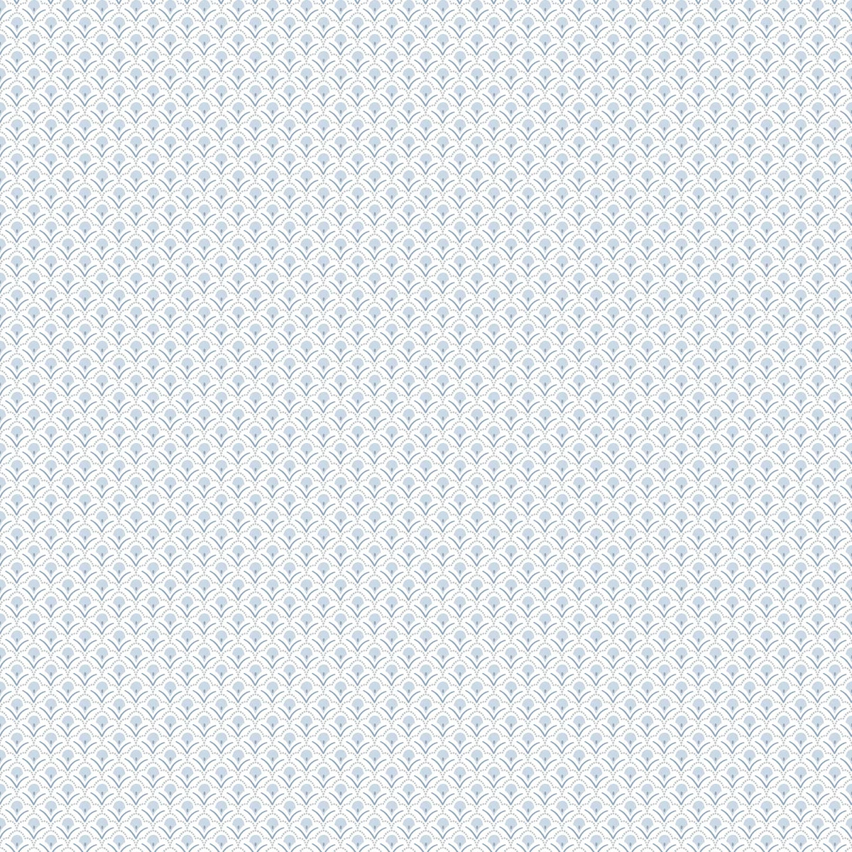 Secret Garden Geometric Floral Scallop Design 33' L x 21" W Wallpaper Roll | Wayfair North America
