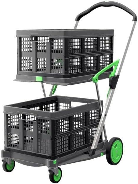CLAX® Multi Use Functional Collapsible Carts | Mobile Folding Trolley | Storage Cart Wagon | Sho... | Amazon (US)