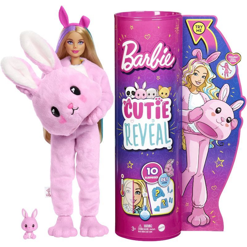 Barbie Cutie Reveal Bunny Plush Costume Doll | Target