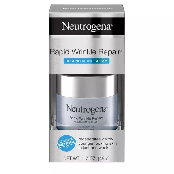 Neutrogena Rapid Wrinkle Repair Hyaluronic Acid & Retinol Cream - 1.7oz | Target