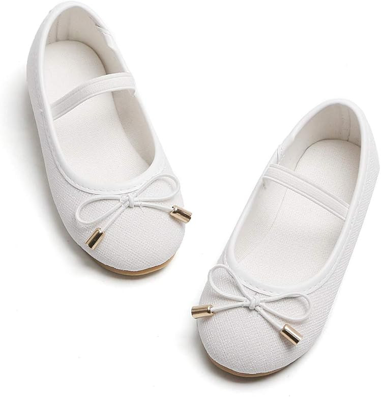 Felix & Flora Toddler Little Girl Dress Shoes - Girl Mary Jane Flats Party School Wedding | Amazon (US)