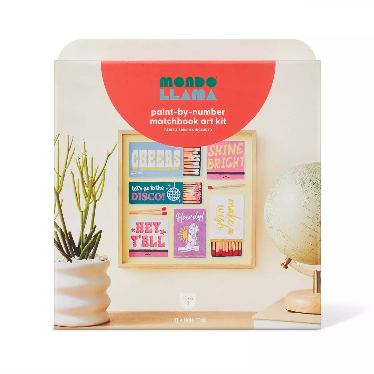 Paint - by - Number Matchbook Art Kit - Mondo Llama™ | Target