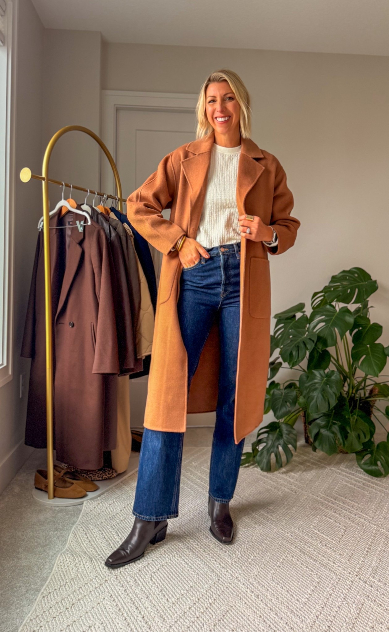 This classic camel wool overcoat is the perfect investment piece. You’ll reach for every fall. Try to look for an overcoat with at least 70% wool for warmth and longevity.  

#LTKOver40 #LTKWorkwear #LTKStyleTip