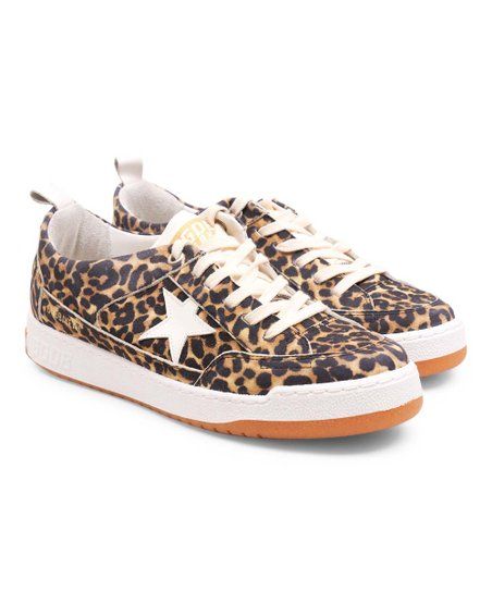 Golden Goose Brown Leopard Yeah Leather Sneaker - Women | Zulily