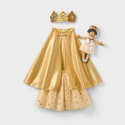 25.7" Royal Dress-Up 3 with Doll 4pc Set - Gigglescape™ | Target