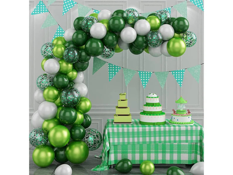 Balloon Garland Arch Kit Green 107PCS Green White Balloon | Etsy | Etsy (US)