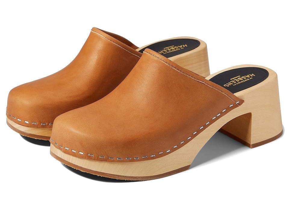 Swedish Hasbeens Nature Clog (Nature) Women's Shoes | Zappos