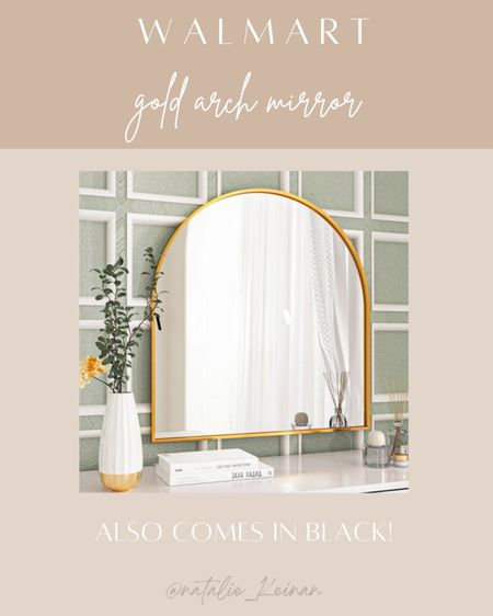 OBSESSED with this new gold arch mirror I got in from @walmart!! It’s on sale for $78 which is a steal! Can’t wait to hang it in my daughter’s nursery. Arch mirror. Gold mirror  


#LTKunder100 #LTKhome #LTKsalealert