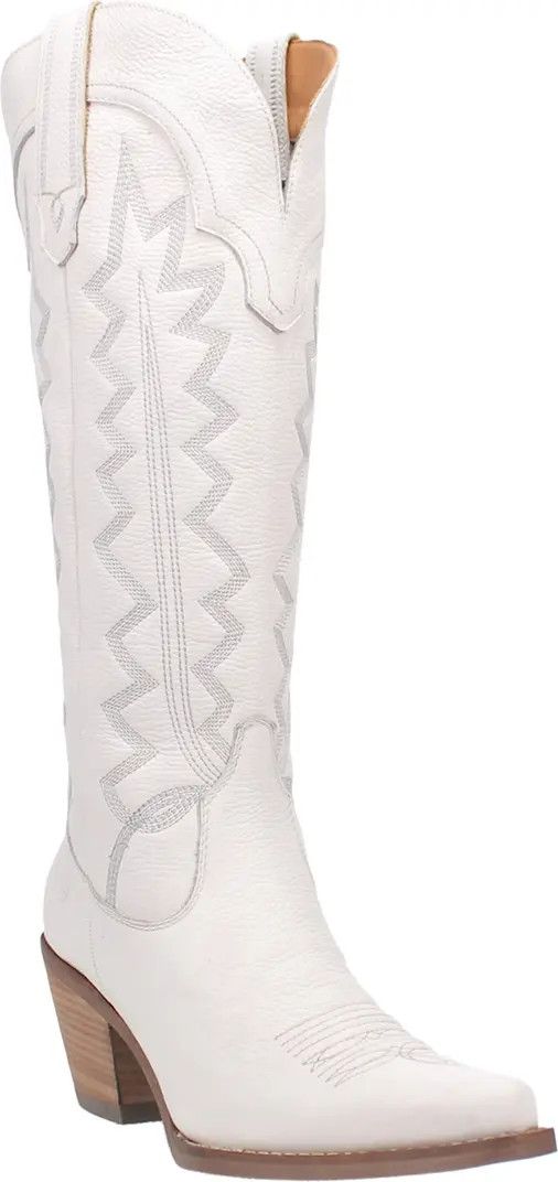 Dingo Knee High Western Boot Women Nordstrom White Western Boots Outfit White Cowboy Boots Outfiit | Nordstrom