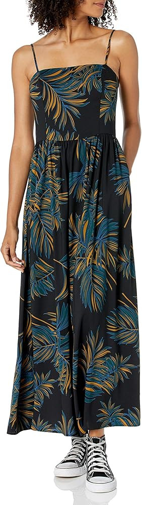 Goodthreads Women's Georgette Smock-Back Cami Maxi Dress | Amazon (US)