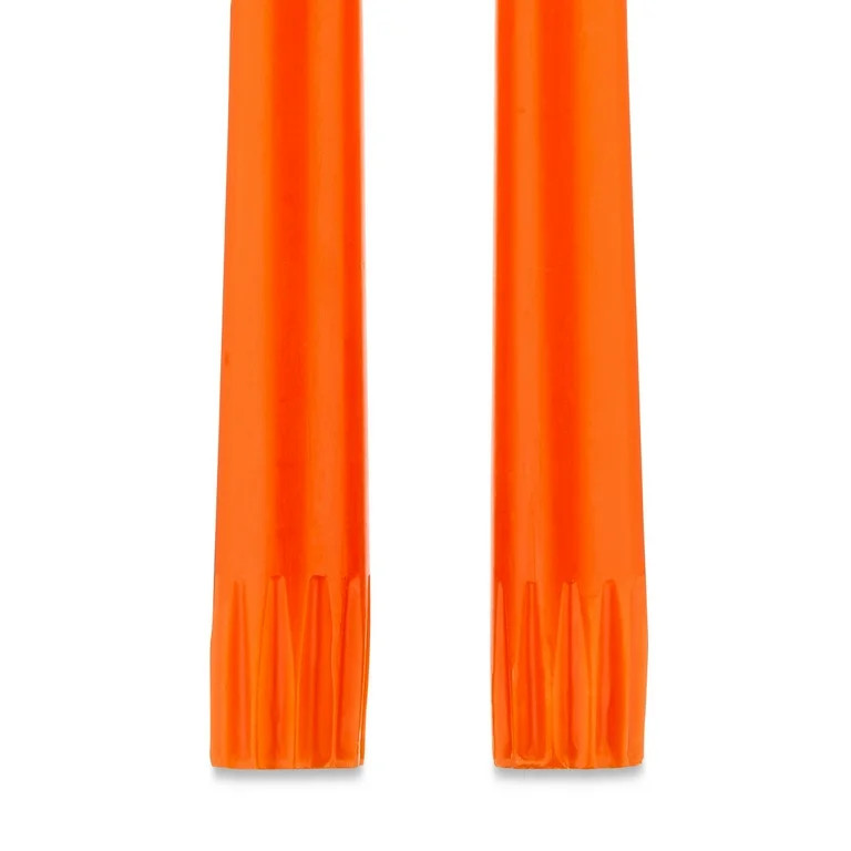 Halloween Orange Taper Candles, Unscented, 10 in, 2 Count, by Way To Celebrate | Walmart (US)