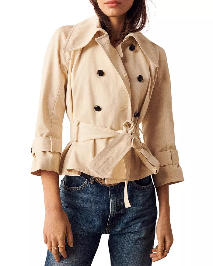 Baila Cropped Trench Coat | Bloomingdale's (US)