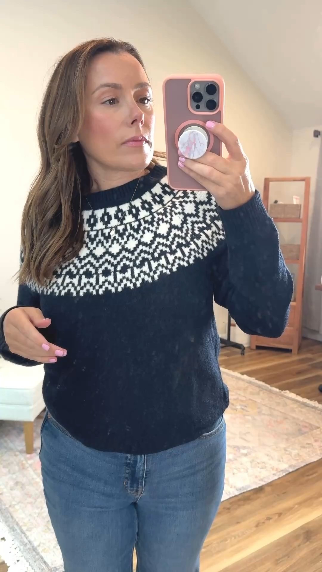 I know it’s early BUT you have to snag it when you see it! 
LOVE this holiday winter sweater! 🎄☃️

#LTKOver40 #LTKSeasonal #LTKStyleTip