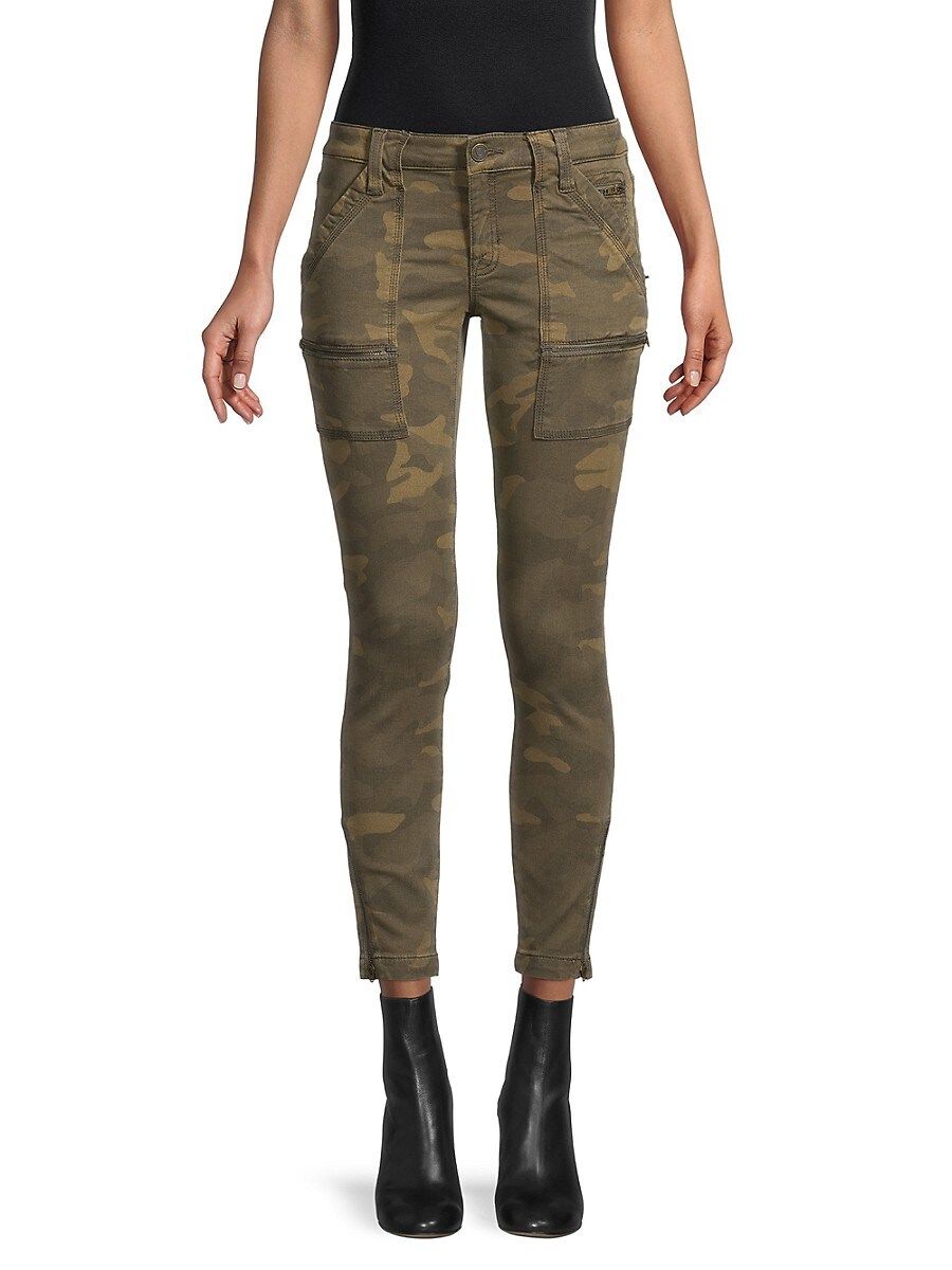 Joie Women's Park Camouflage Cargo Skinny Pants - Fatigue - Size 25 (2) | Saks Fifth Avenue OFF 5TH