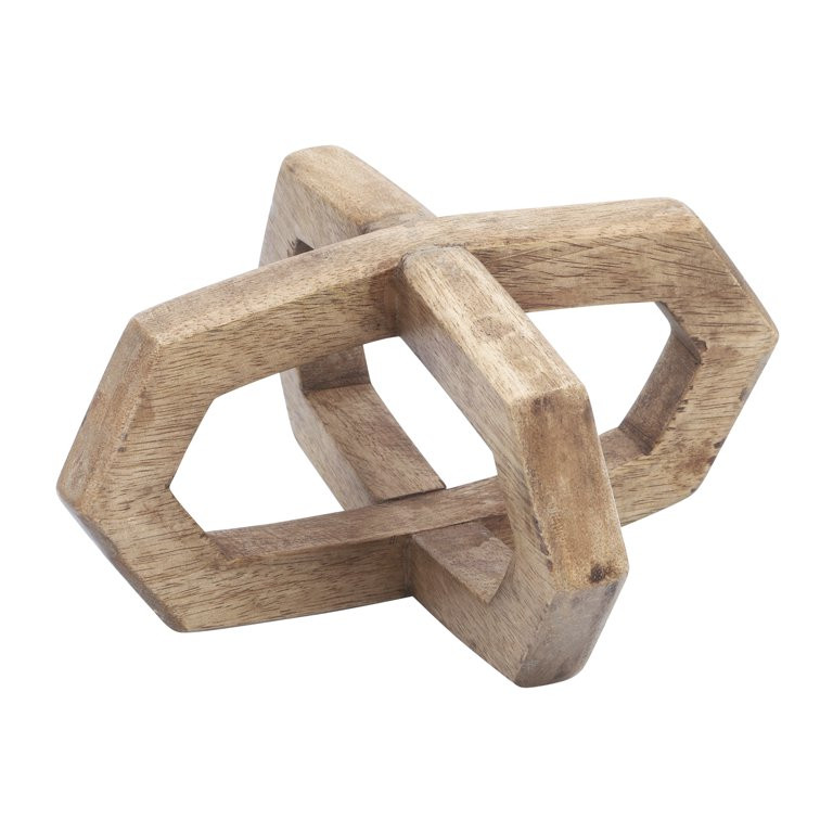 Sagebrook Home Wood, 6x6 2-ring Orb, Brown | Walmart (US)