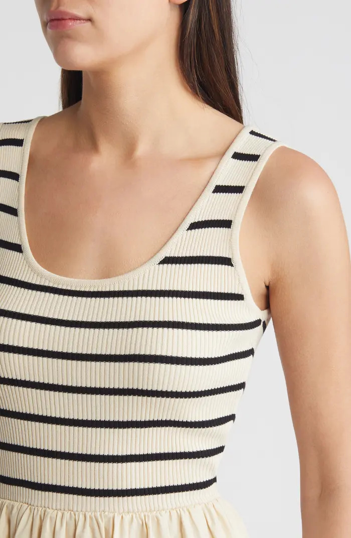 Ribbed Bodice Maxi Dress | Nordstrom