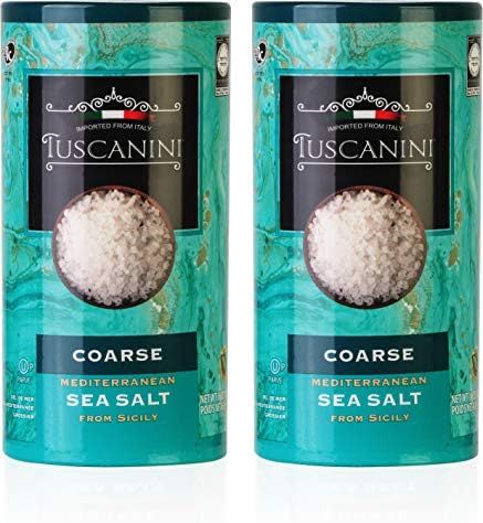 Tuscanini, Coarse Mediterranean Sea Salt, 16oz, From Sicily Italy, (2 Pack), Total of 2LB | Amazon (US)