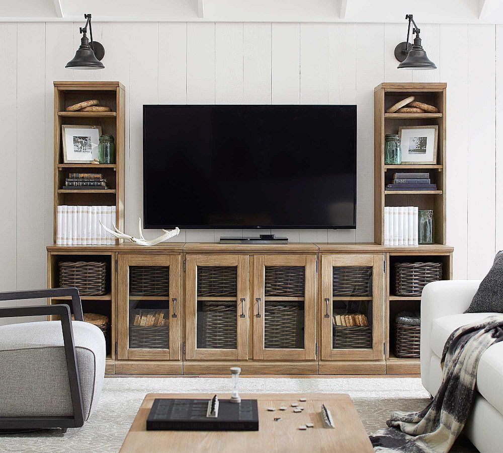 Printer's 7-Piece Entertainment Center | Pottery Barn (US)