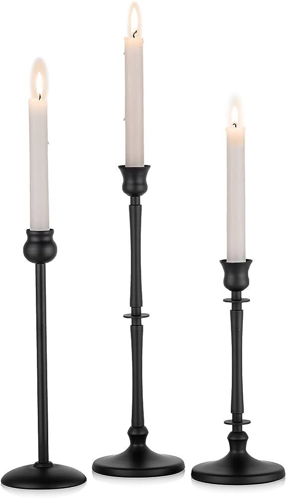 Nuptio Tall Candlestick Holders Matte Black Candle Holder Amazon Finds Amazon Deals Amazon Sales | Amazon (US)
