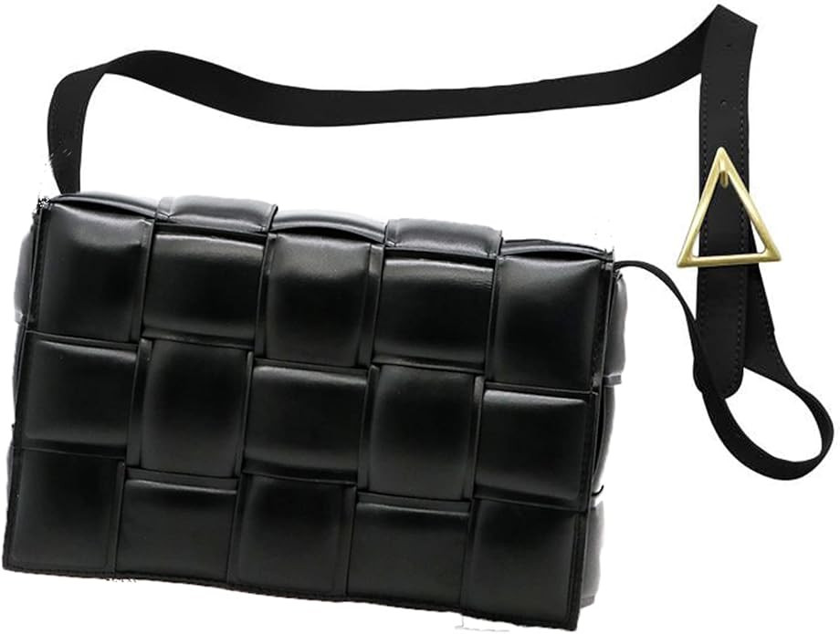 IEUOT Woven Padded Cassette-Style Women Crossbody Handbag Purse Shoulder Messenger Bag Fashion Cl... | Amazon (US)